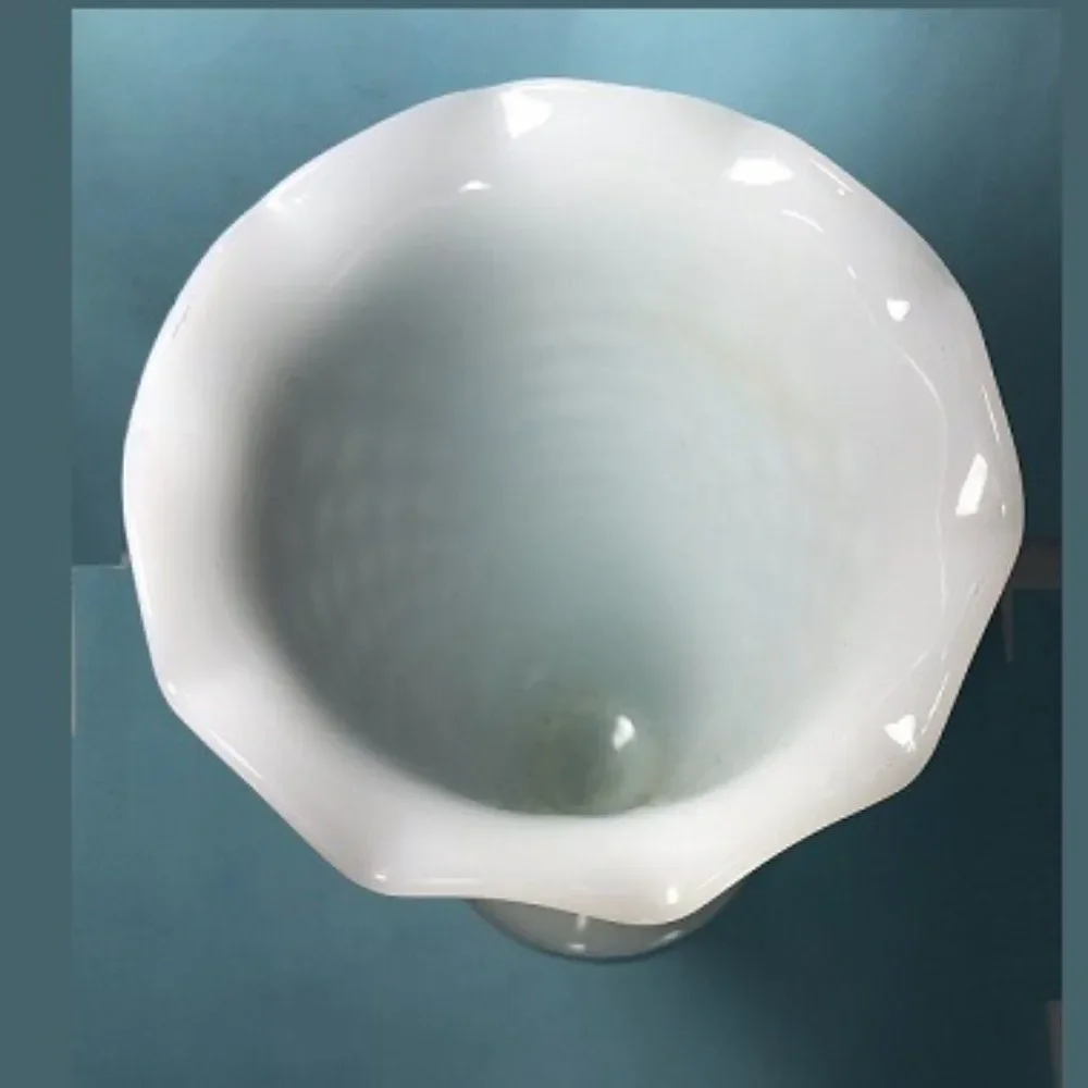 Hobnail Milk Glass Vase